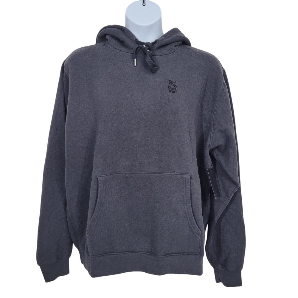 Spiritual Gangster SG Monogram Classic Hoodie Vintage Black Large New With Tags